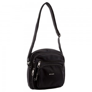 Anti-Theft Range Pierre Cardin Anti-Theft Cross Body Bag Feminino Pretas | 2958-RXOAY