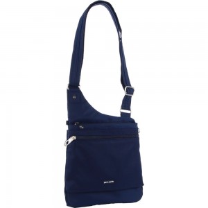 Anti-Theft Range Pierre Cardin Anti-Theft Cross Body Bag Travel Azul Marinho | 1846-SQFAG