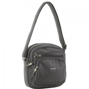 Anti-Theft Range Pierre Cardin Anti-Theft Cross Body Bag Feminino Cinzentas | 7542-UDWTB