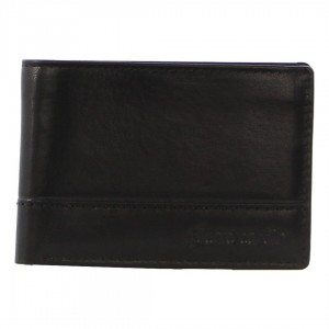 Bi-Fold Wallets Pierre Cardin Leather Slimline Bi-Fold Wallet Masculino Pretas | 2034-KUWNO