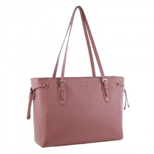 Bolsas Crossbody Pierre Cardin Leather Tote Bag Feminino Rosa | 7315-RHVNI