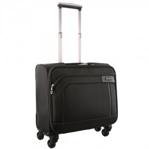 Cabin Cases Pierre Cardin 4 Wheel Mobile Office Cabin Case Travel Pretas | 3260-LZJUV