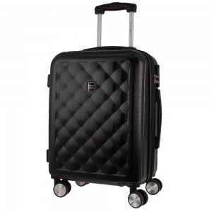 Cabin Cases Pierre Cardin 54cm CABIN Hard Shell Case Travel Pretas | 8239-WREUH