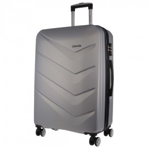 Cabin Cases Pierre Cardin 54cm CABIN Hard Shell Case Travel Prateadas | 4679-XIWHZ