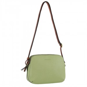 Handbags Pierre Cardin Leather Classic Crossbody Bag Feminino Jade | 8132-PAWOS