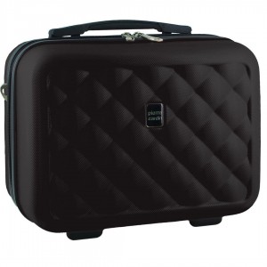 Hard Shell Cases Pierre Cardin Hard Shell Beauty Case Travel Pretas | 3485-MZAHE