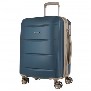 Malas De Viagem Pierre Cardin 70cm Medium Hard-Shell Suitcase Travel Azuis | 4293-ACSFM