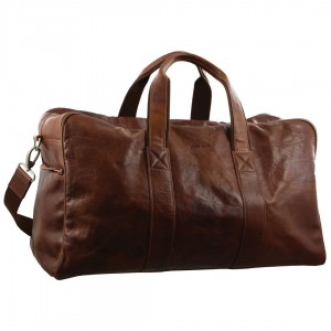 Overnight Bags Pierre Cardin Rustic Leather Business Overnight Bag Masculino Marrom | 5874-GWJQC