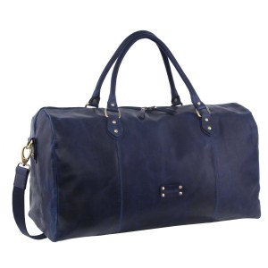 Overnight Bags Pierre Cardin Smooth Leather Overnight Bag Masculino Midnight | 7142-FSWKT