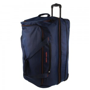 Soft Shell Cases Pierre Cardin 82cm Large Soft Trolley Case Travel Azul Marinho | 0724-BGJUT