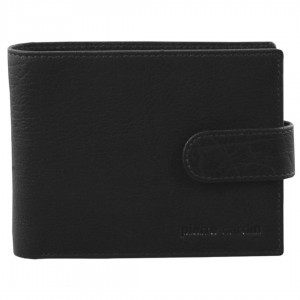 Tab Wallets Pierre Cardin Rustic Leather Wallet Masculino Pretas | 5143-NPHLR