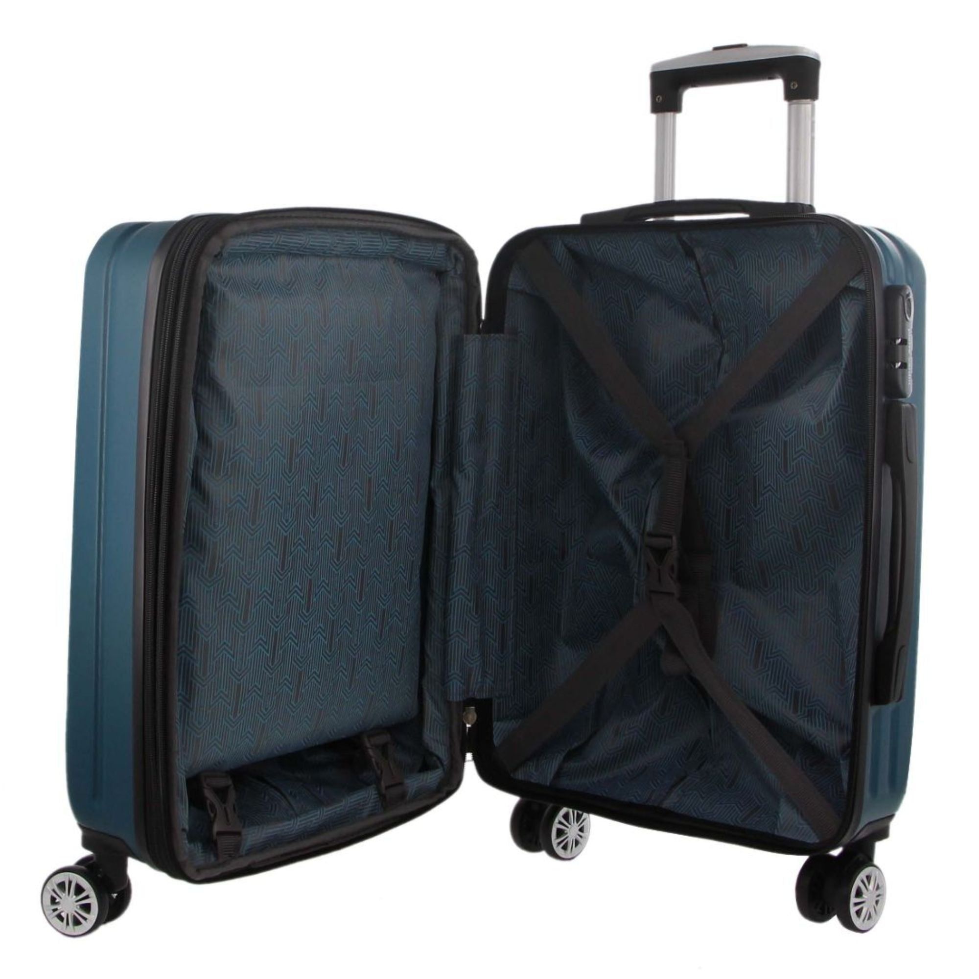 3-Piece Sets Pierre Cardin Hard Shell 3-Piece Luggage Set Travel Turquesa | 9701-VSHOM