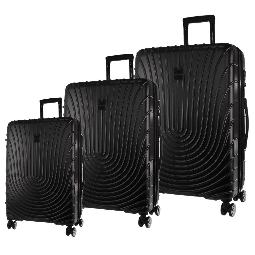 3-Piece Sets Pierre Cardin Hard Shell 3-Piece Luggage Set Travel Pretas | 5624-FXDQI