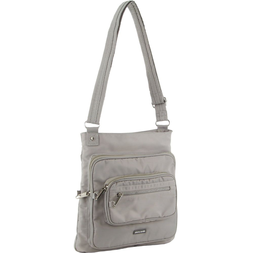 Anti-Theft Range Pierre Cardin Anti-Theft Cross Body Bag Feminino Cinzentas Marrom | 1253-GOVHD