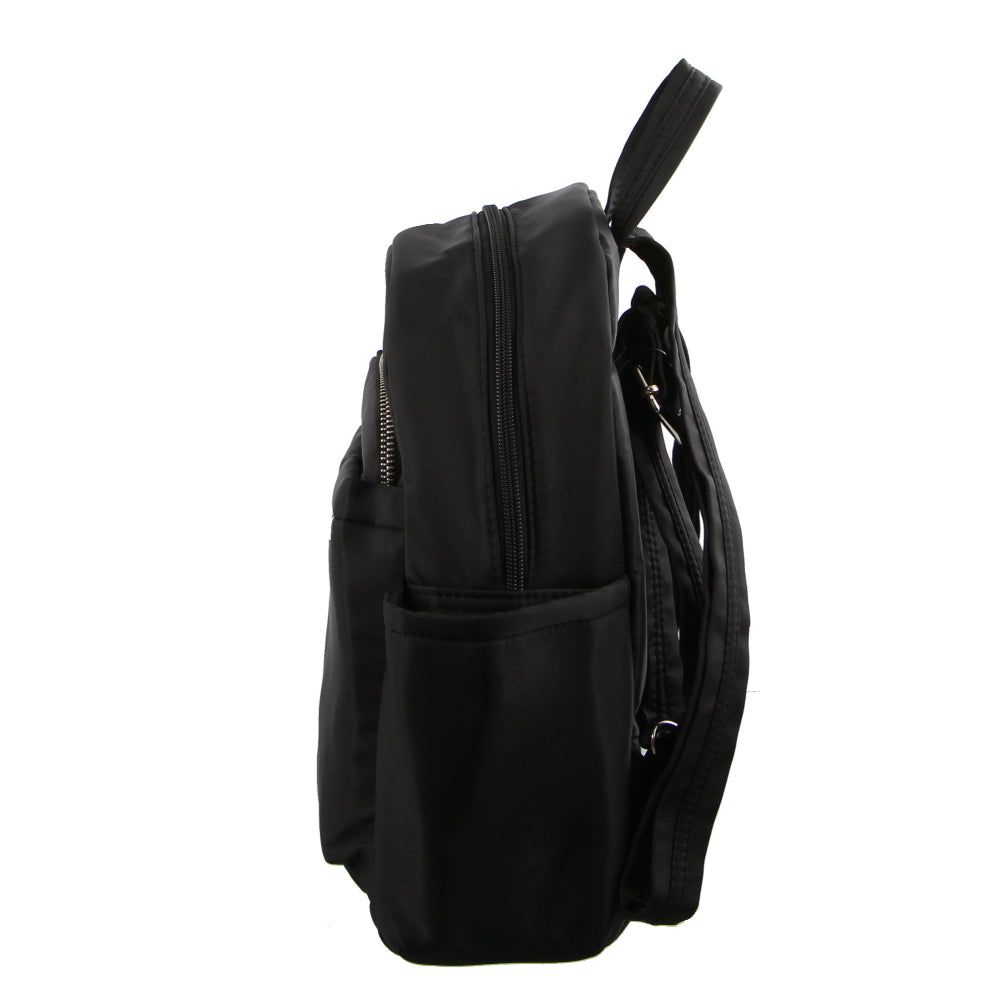 Anti-Theft Range Pierre Cardin Anti-Theft Backpack Feminino Pretas | 0876-NBVYP