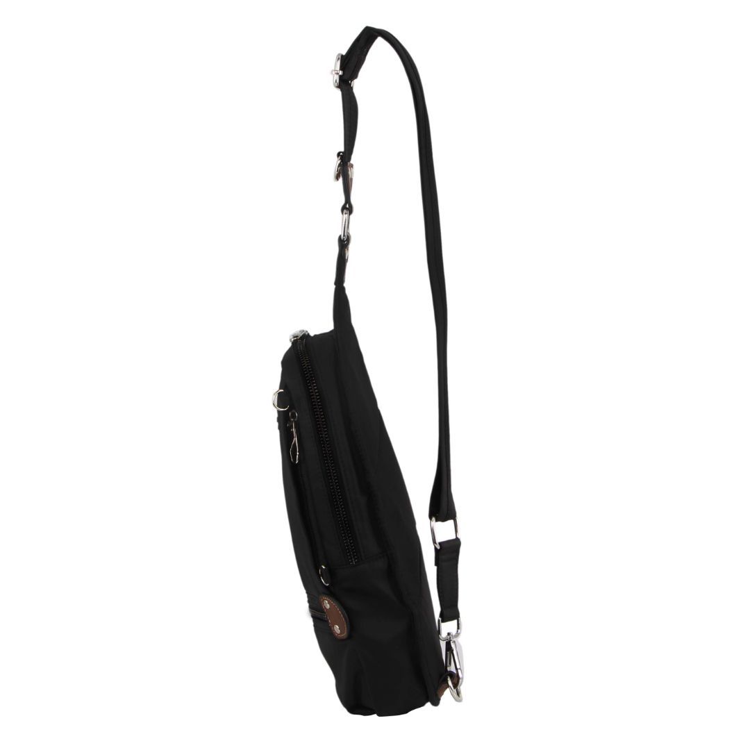 Anti-Theft Range Pierre Cardin Anti-Theft Cross Body Bag Feminino Pretas | 0354-VPIZJ