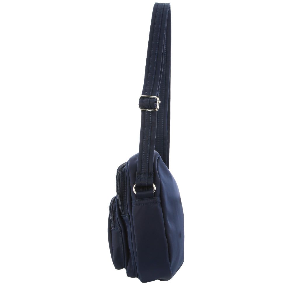 Anti-Theft Range Pierre Cardin Anti-Theft Cross Body Bag Feminino Azul Marinho | 7061-NMVTZ