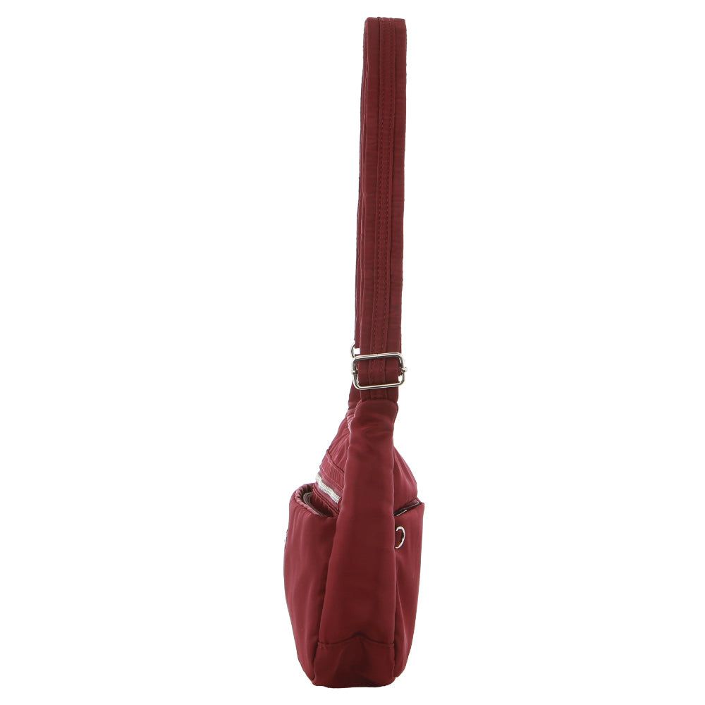 Anti-Theft Range Pierre Cardin Anti-Theft Cross Body Bag Feminino Bordeaux | 5968-ORGYQ