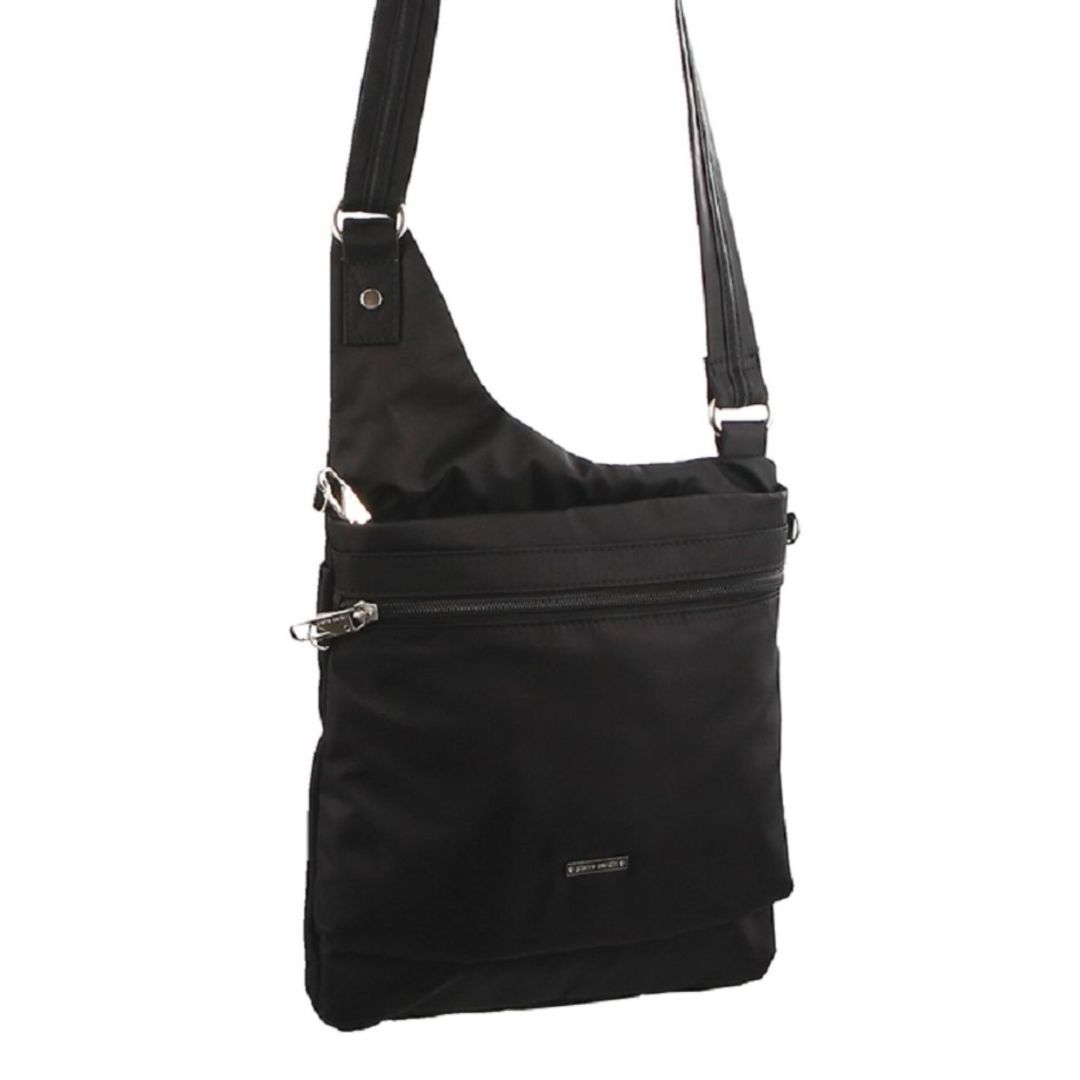 Anti-Theft Range Pierre Cardin Anti-Theft Cross Body Bag Feminino Pretas | 4918-UBIEM