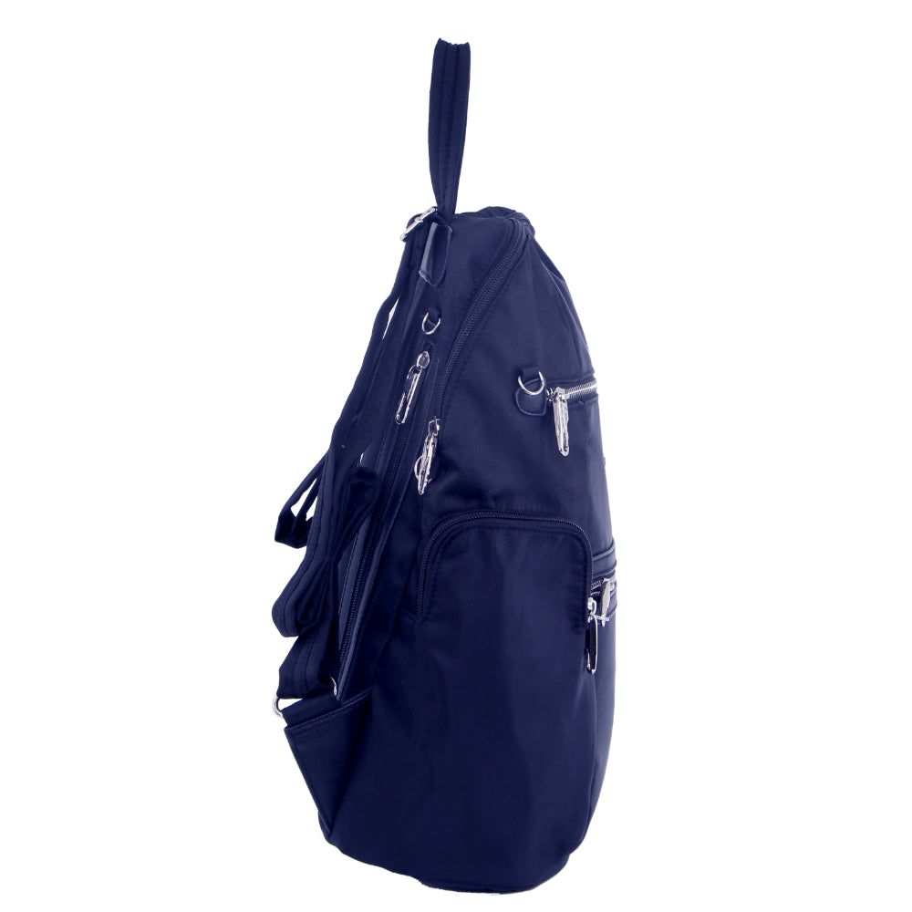 Anti-Theft Range Pierre Cardin Anti-Theft Backpack Feminino Azul Marinho | 3761-WNIZF