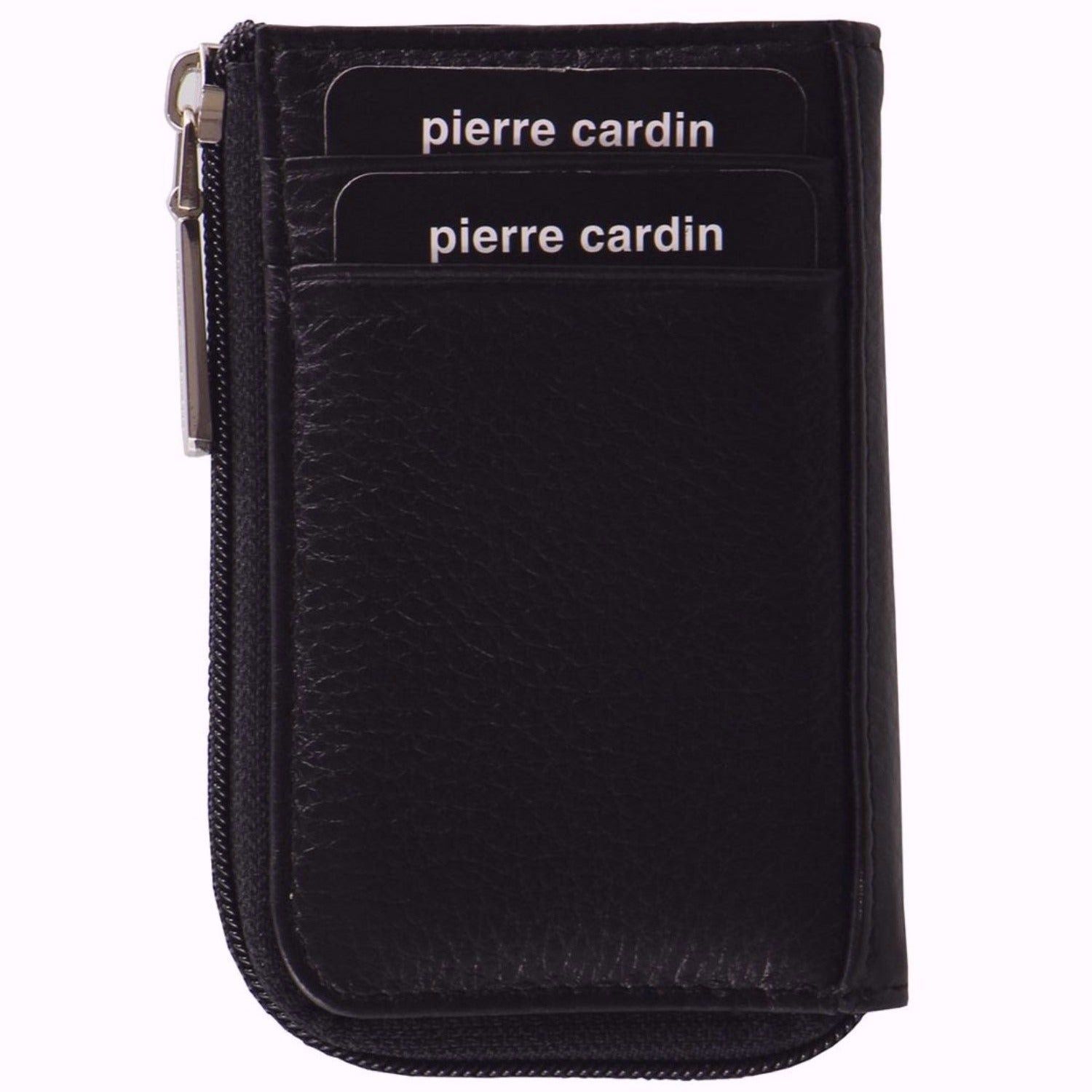 Bi-Fold Wallets Pierre Cardin Italian Leather Key + Credit Card Holder Masculino Pretas | 2857-KUWVX