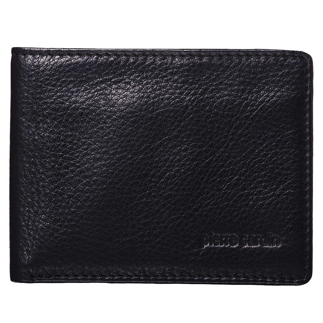 Bi-Fold Wallets Pierre Cardin Italian Leather Bi-Fold Wallet Masculino Pretas | 1038-UDWFY