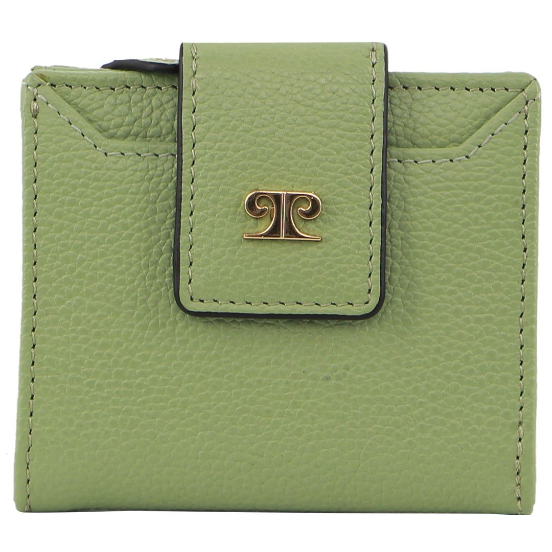 Bi-Fold Wallets Pierre Cardin Leather Flip-over Bi-fold Wallet Feminino Marrom | 1876-RANIB