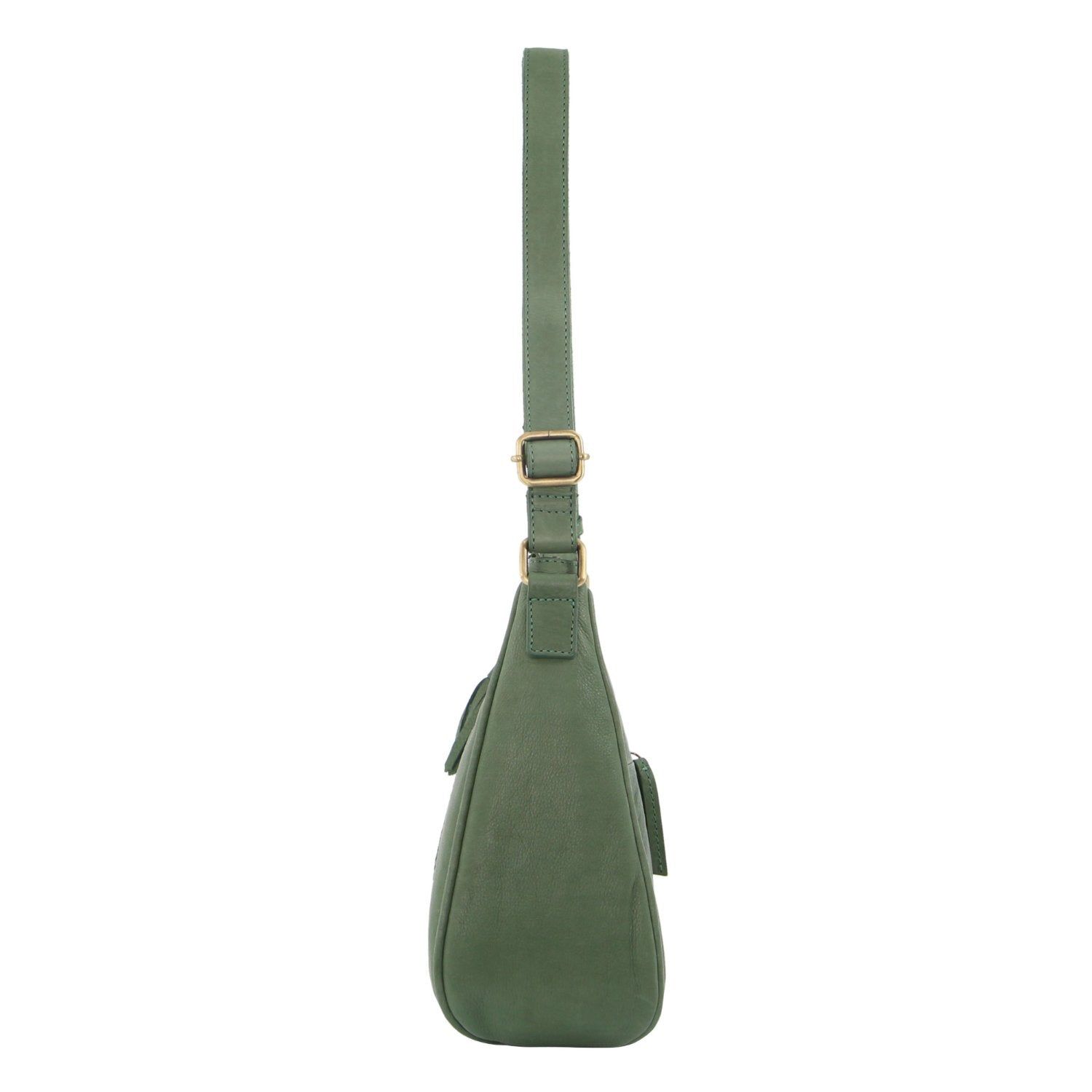 Bolsas Crossbody Pierre Cardin Herringbone Embossed Leather Tassle Crossbody Bag Feminino Verdes | 8120-XUSKF