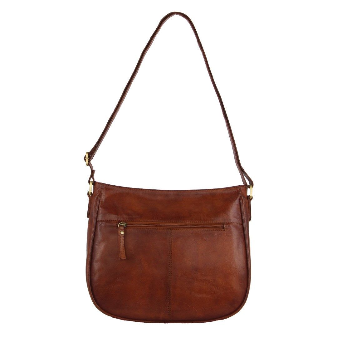 Bolsas Crossbody Pierre Cardin Leather Stud Detail Cross-body Bag Feminino Marrom | 1238-PBJYD