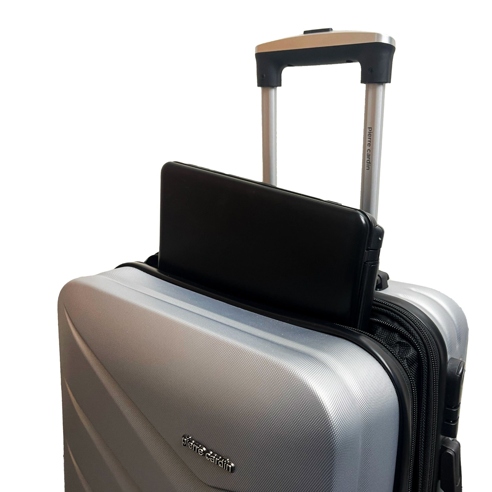 Cabin Cases Pierre Cardin 54cm CABIN Hard Shell Case Travel Prateadas | 4679-XIWHZ