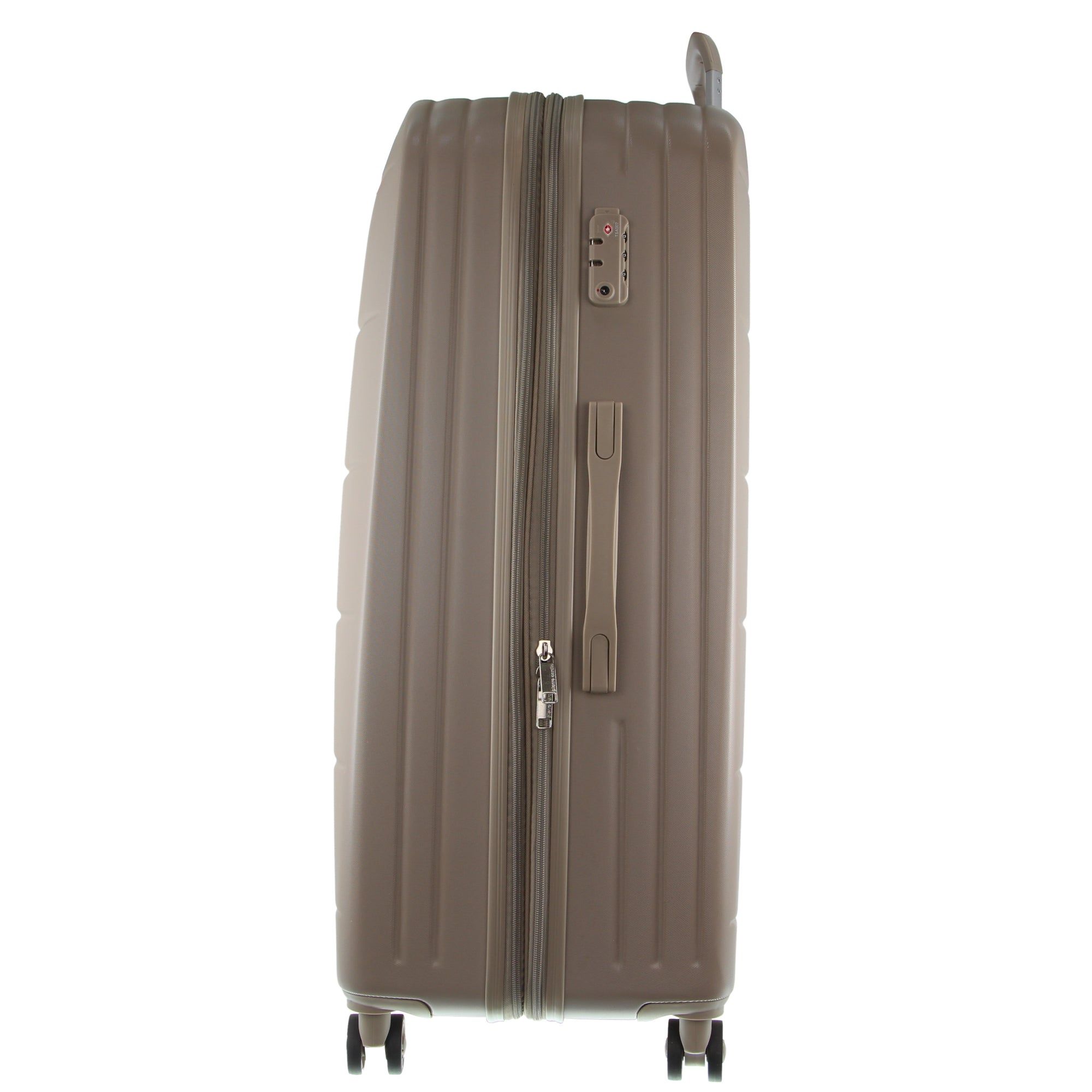 Cabin Cases Pierre Cardin 54cm Cabin Hard-Shell Suitcase Travel Latte | 2835-HDUIR