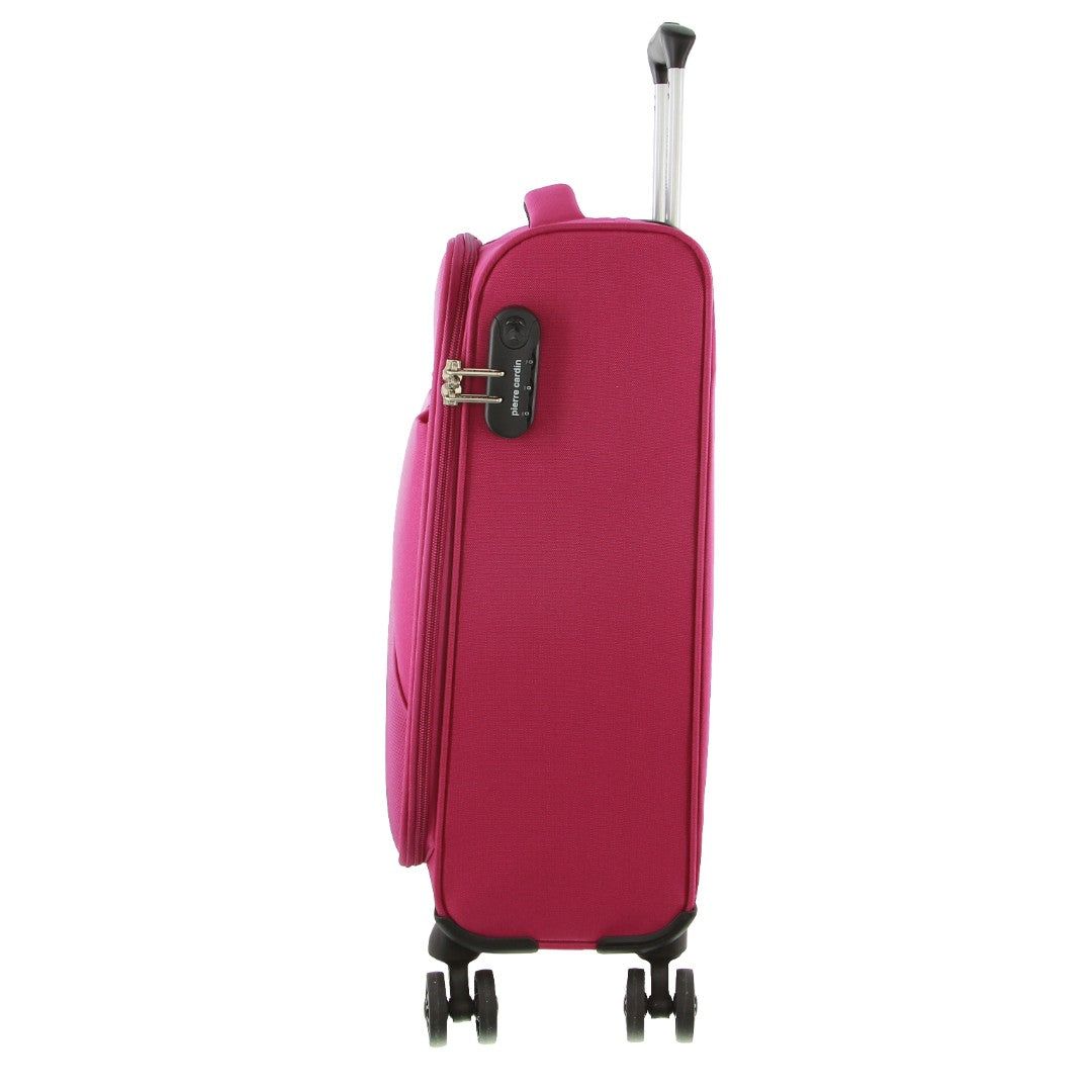 Cabin Cases Pierre Cardin 55cm CABIN Soft-Shell Suitcase Masculino Rosa | 2716-ITUXV