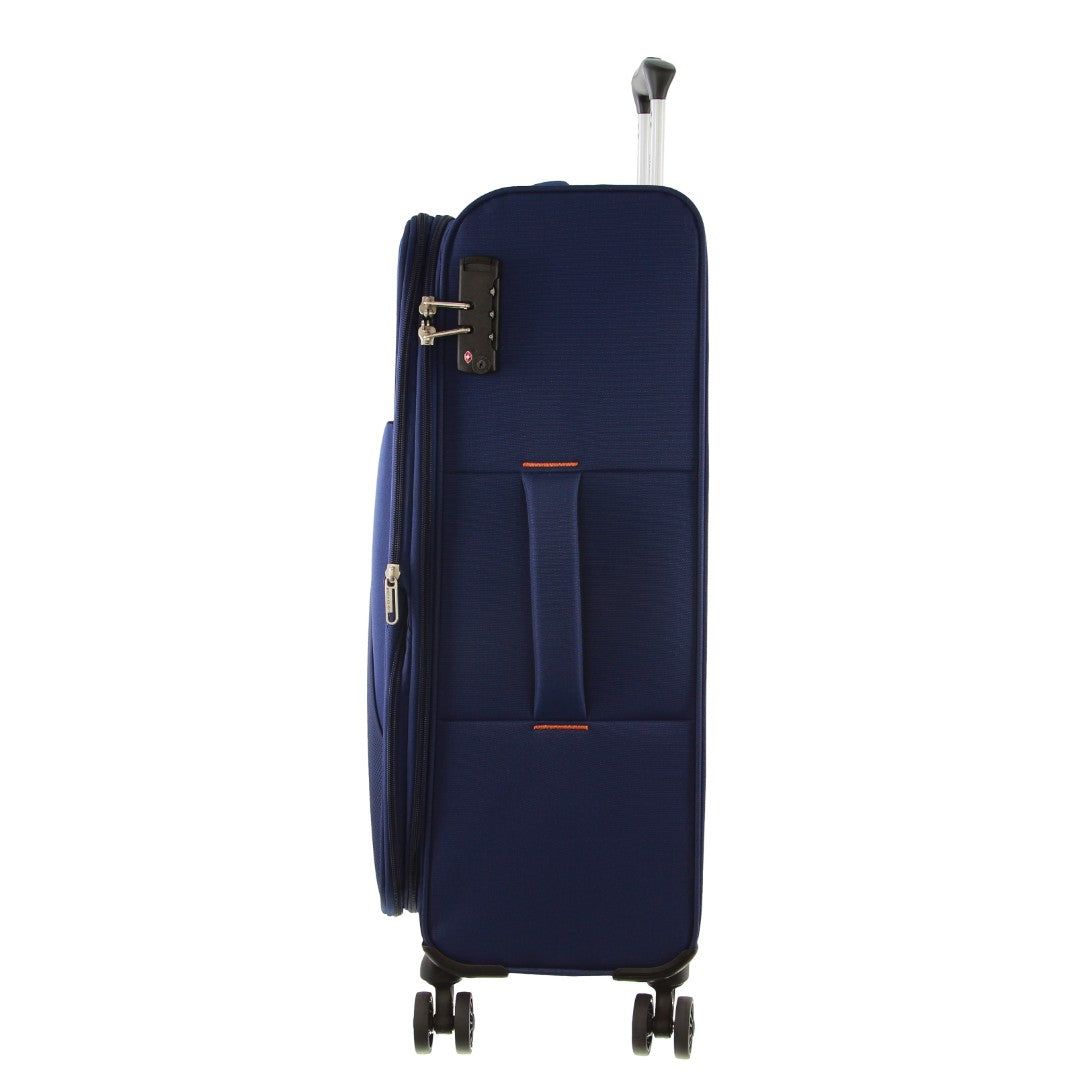 Cabin Cases Pierre Cardin 55cm CABIN Soft-Shell Suitcase Masculino Azul Marinho | 8627-YDTOQ