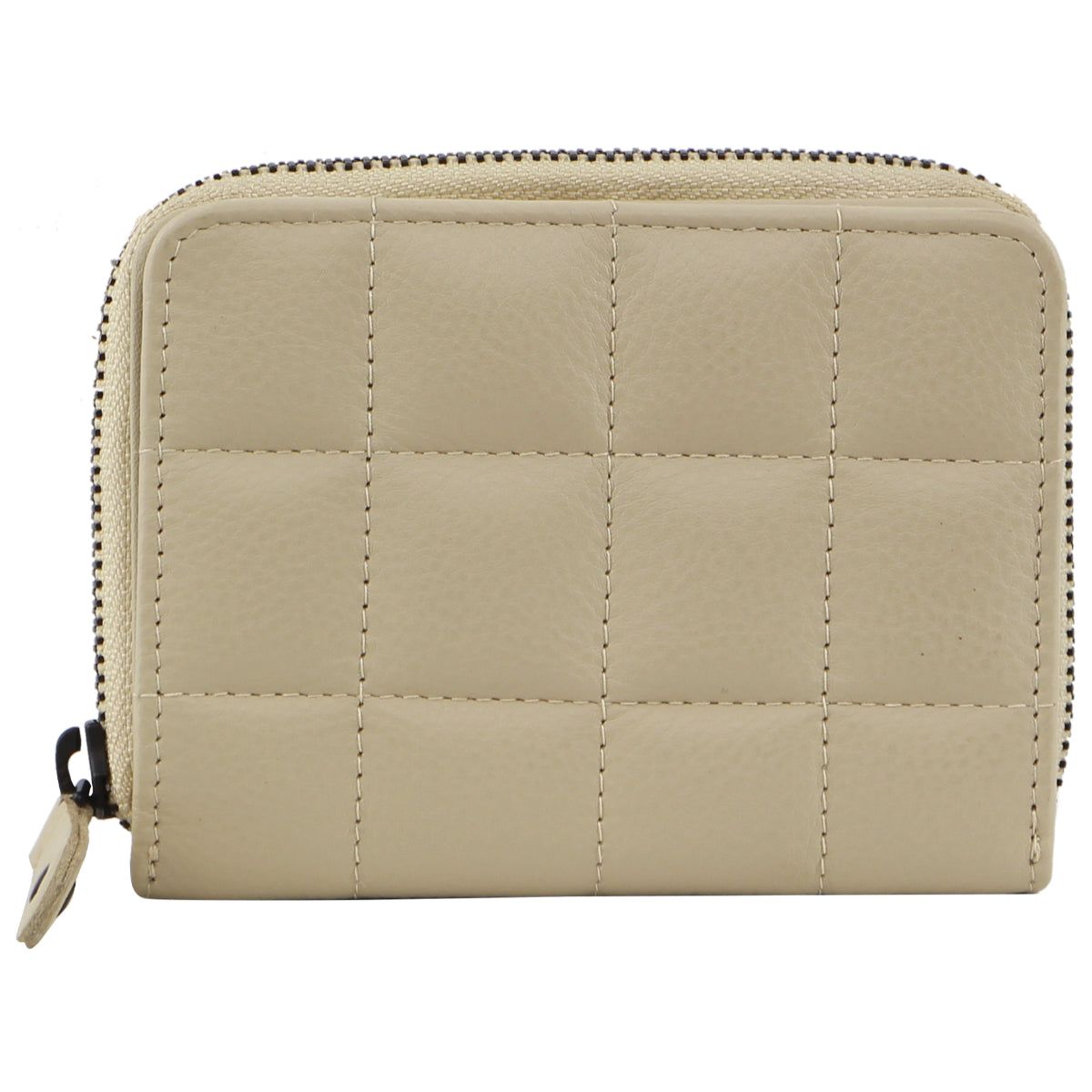 Carteira Com Zíper Pierre Cardin Italian Pleated Leather Press Stud Wallet Feminino Turquesa | 0175-GMIAK