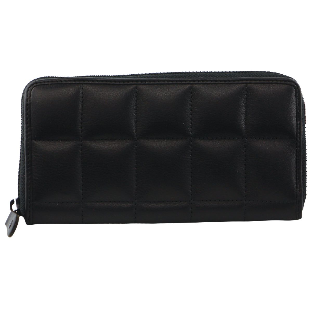 Carteira Com Zíper Pierre Cardin Italian Pleated Leather Zip Wallet Feminino Pretas | 7918-XYVQB