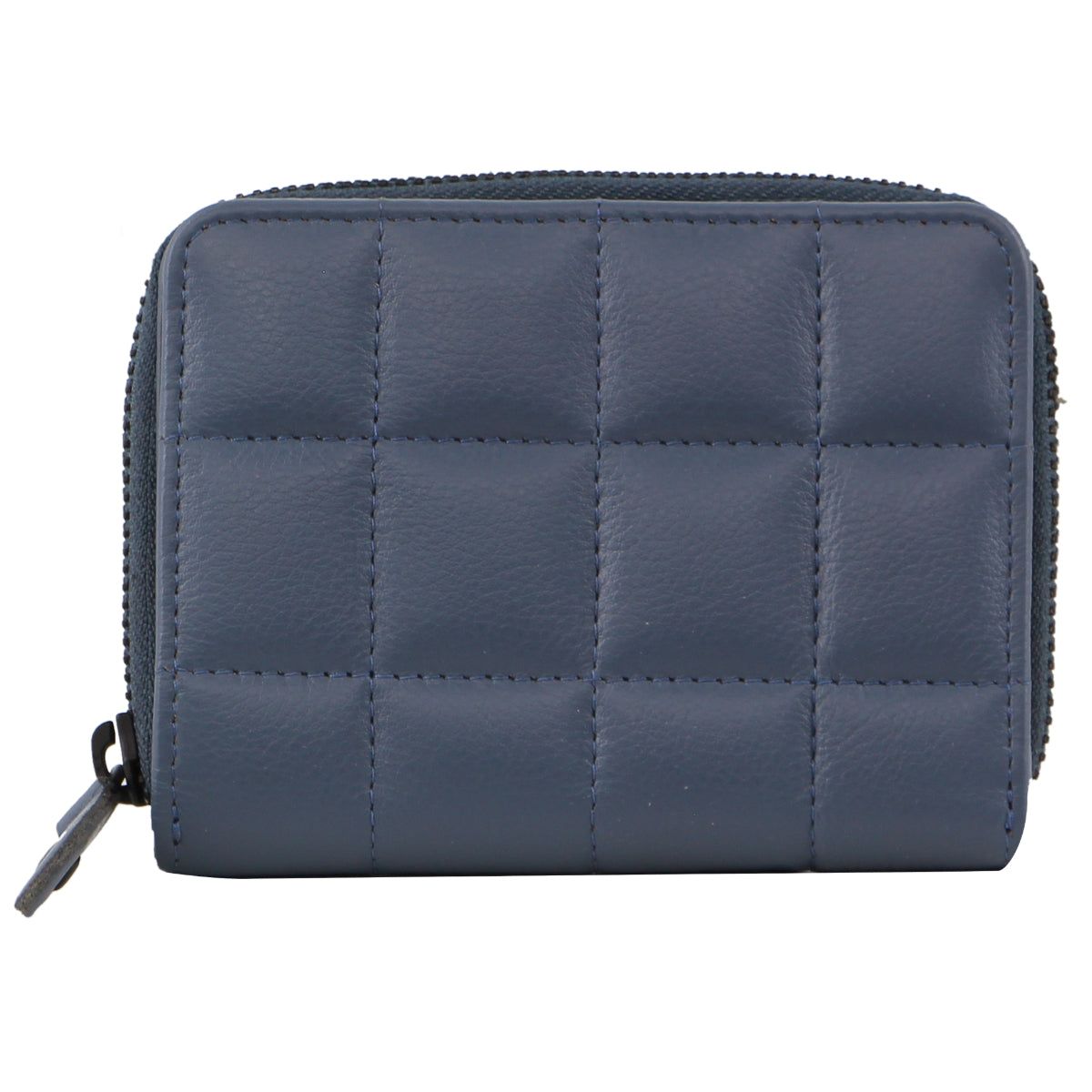 Carteiras Grandes Pierre Cardin Italian Pleated Leather Press Stud Wallet Feminino Zirkon | 4517-ZRBAT