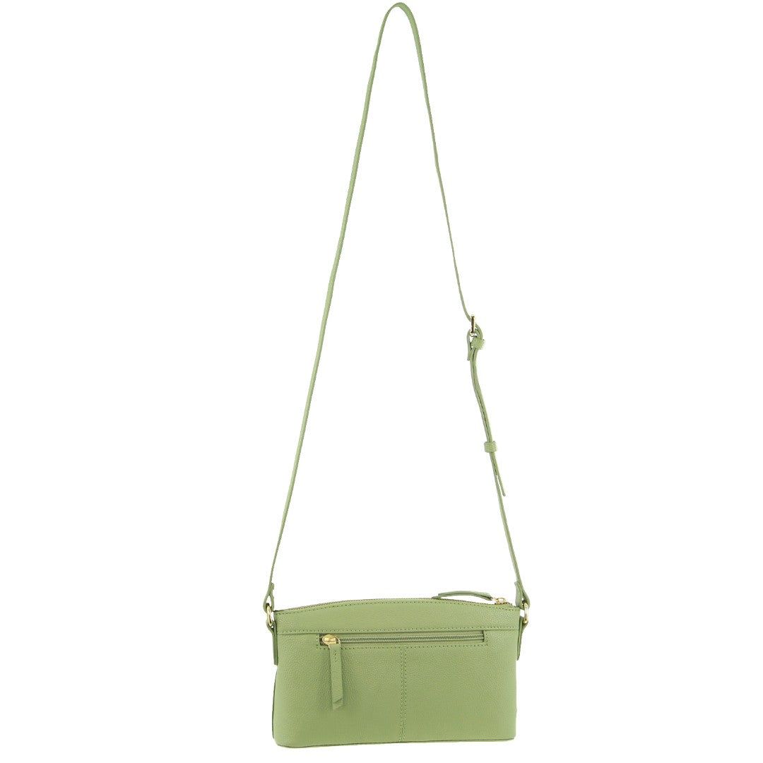 Clutch Pierre Cardin Leather Crossbody Bag Feminino Jade | 0375-MKQOH