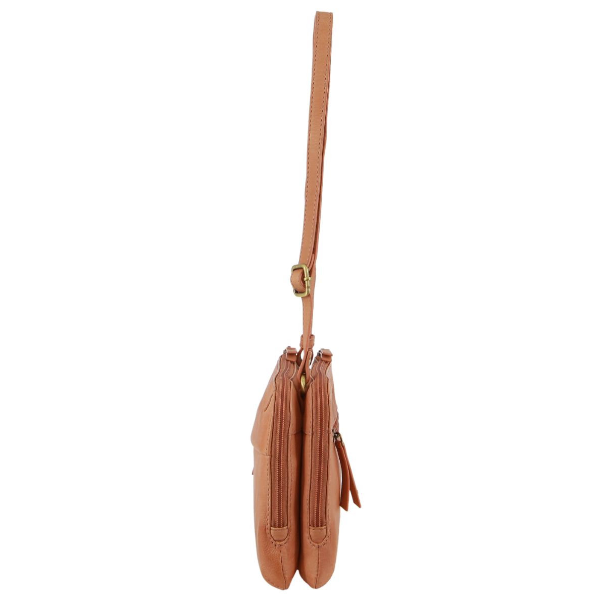 Clutch Pierre Cardin Leather Crossbody Bag Feminino Abricó | 5309-OQIEG