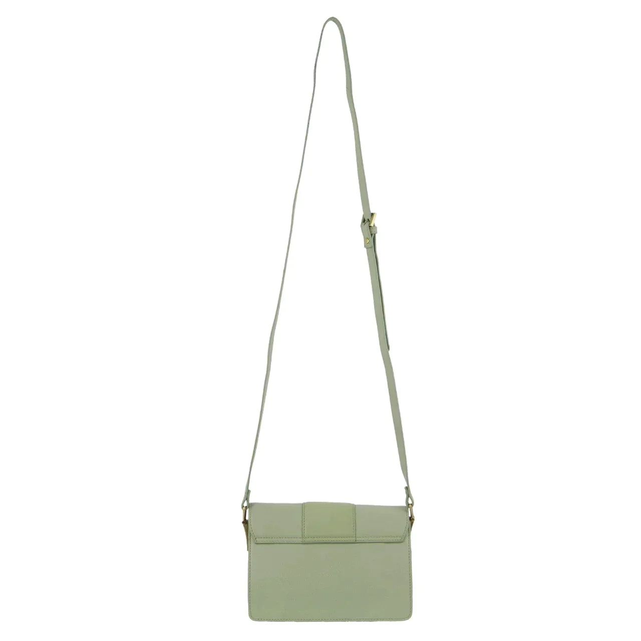 Clutch Pierre Cardin Leather Flapover Cross-Body Clutch Feminino Jade | 9274-HUYRO