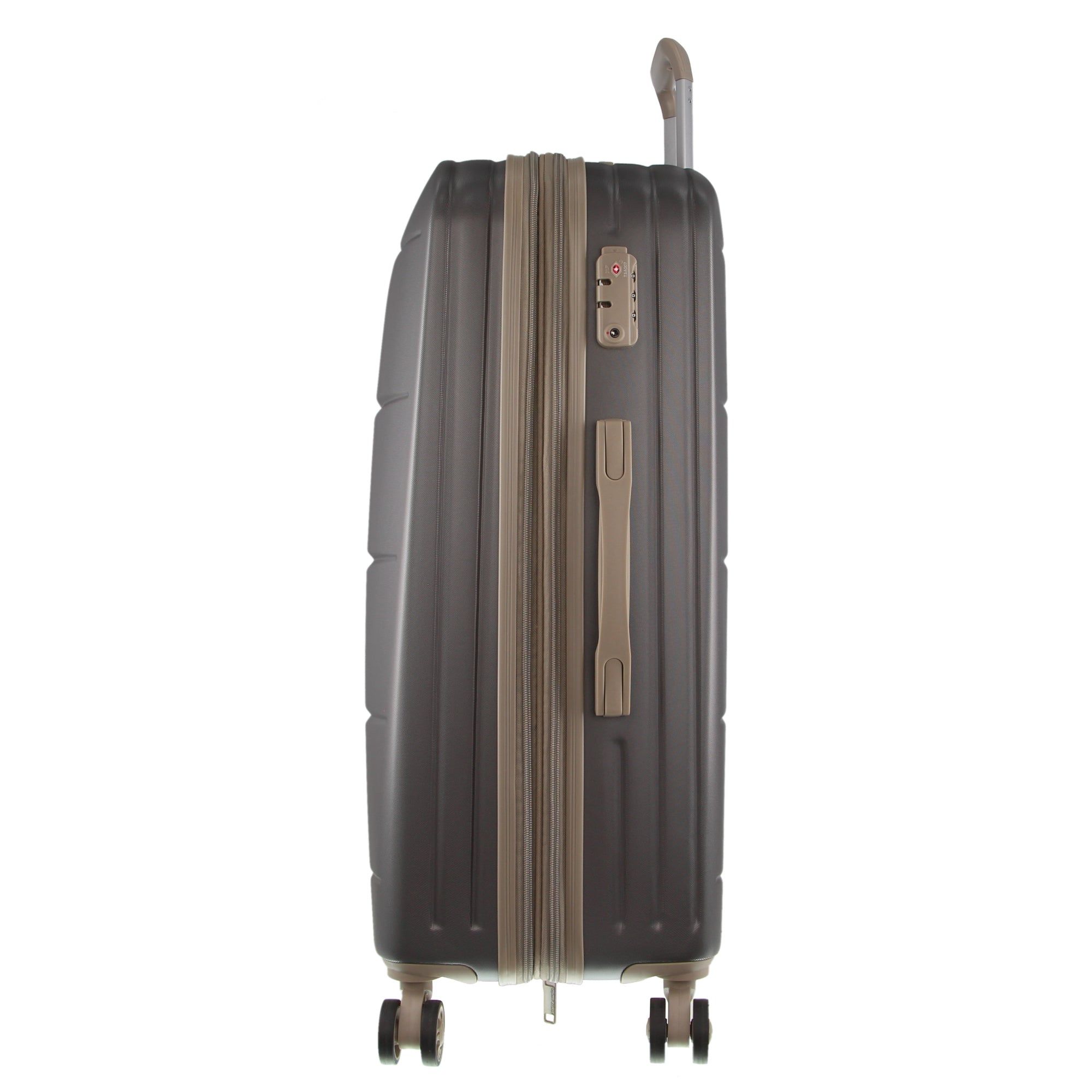 Hard Shell Cases Pierre Cardin 80cm Large Hard-Shell Suitcase Travel Cinzentas Escuro | 4859-EQVSG