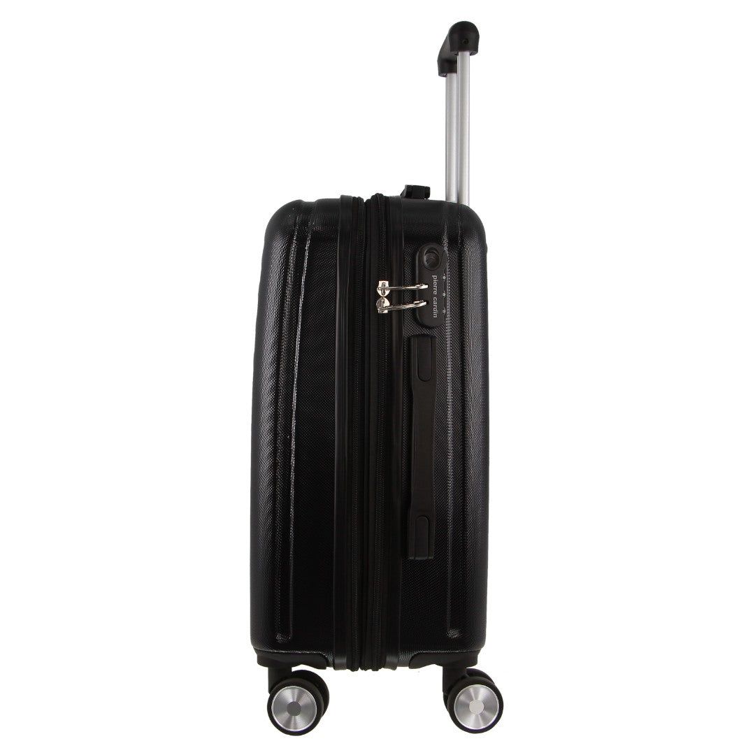 Hard Shell Cases Pierre Cardin Hard Shell 3-Piece Luggage Set Travel Pretas | 2403-XYMKH