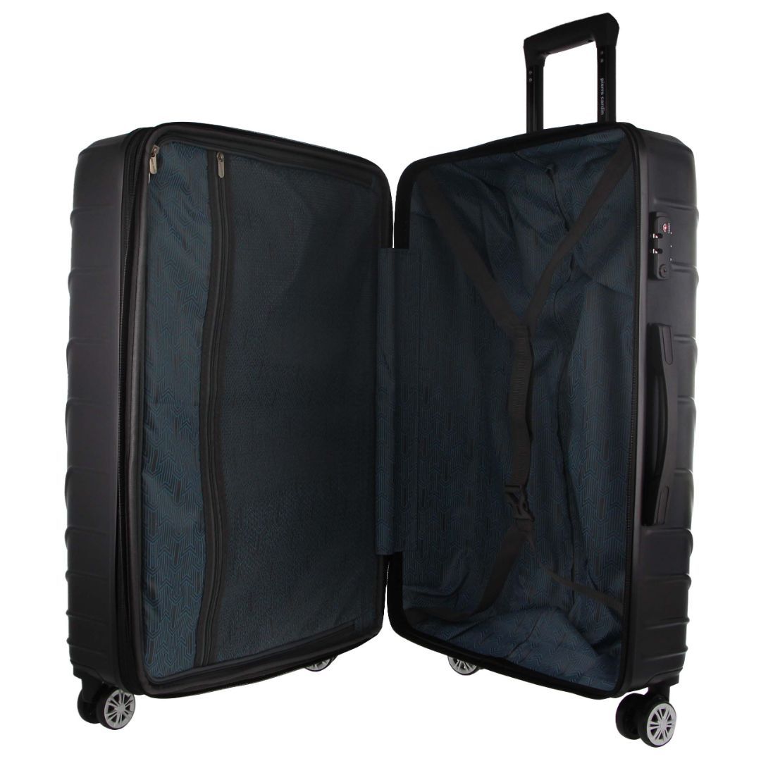 Hard Shell Cases Pierre Cardin Hard Shell 3-Piece Luggage Set Travel Pretas | 0461-MYGZL