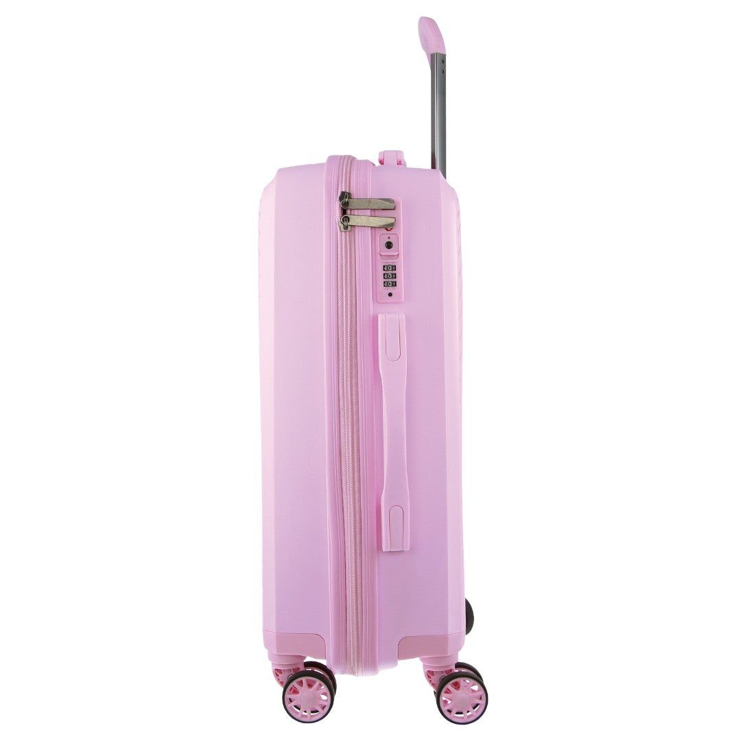 Malas De Viagem Pierre Cardin 65cm Medium Hard-Shell Suitcase Travel Rosa | 8325-HVNAM