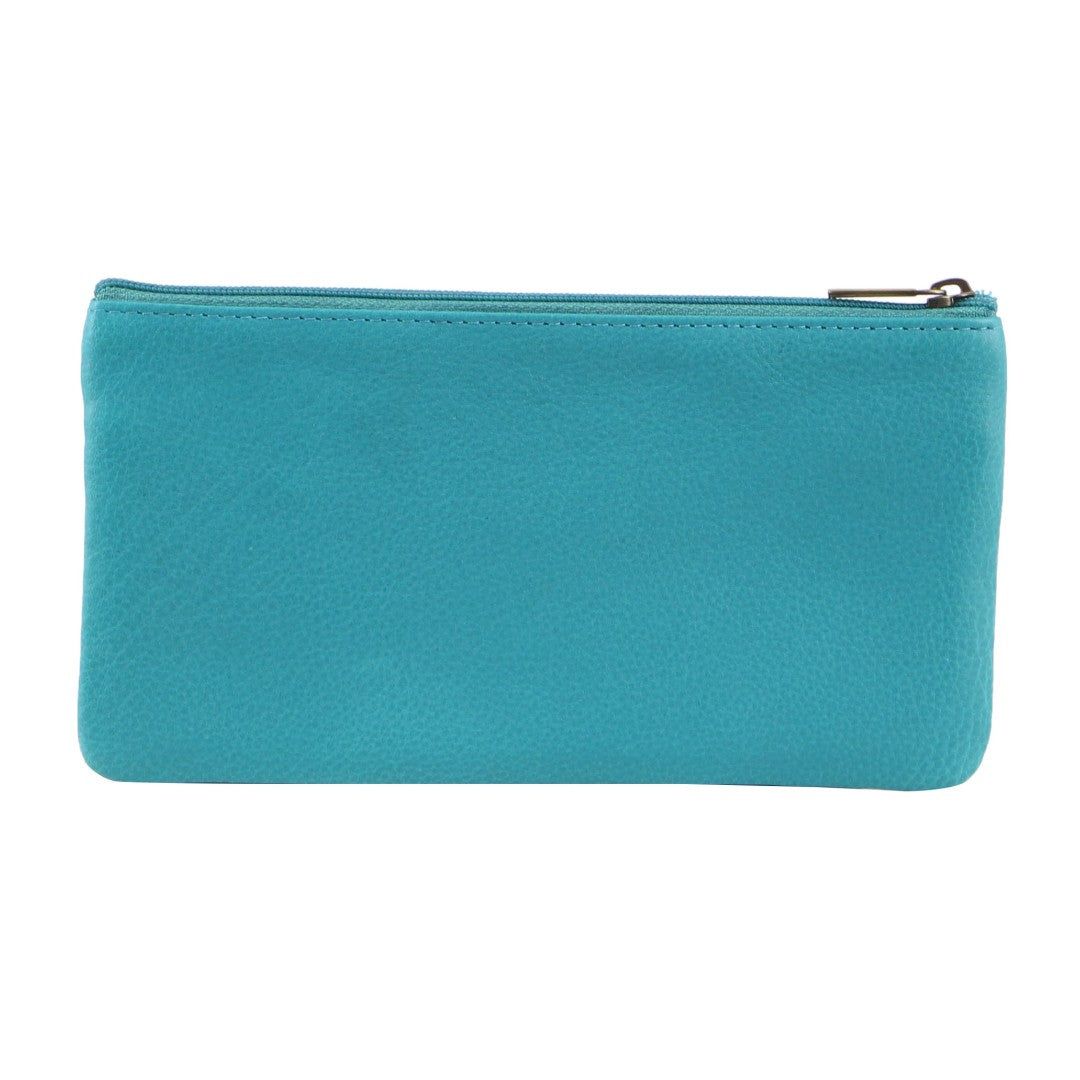 Medium Wallets Pierre Cardin Genuine Leather Coin Purse Feminino Turquesa | 5276-YLBGU