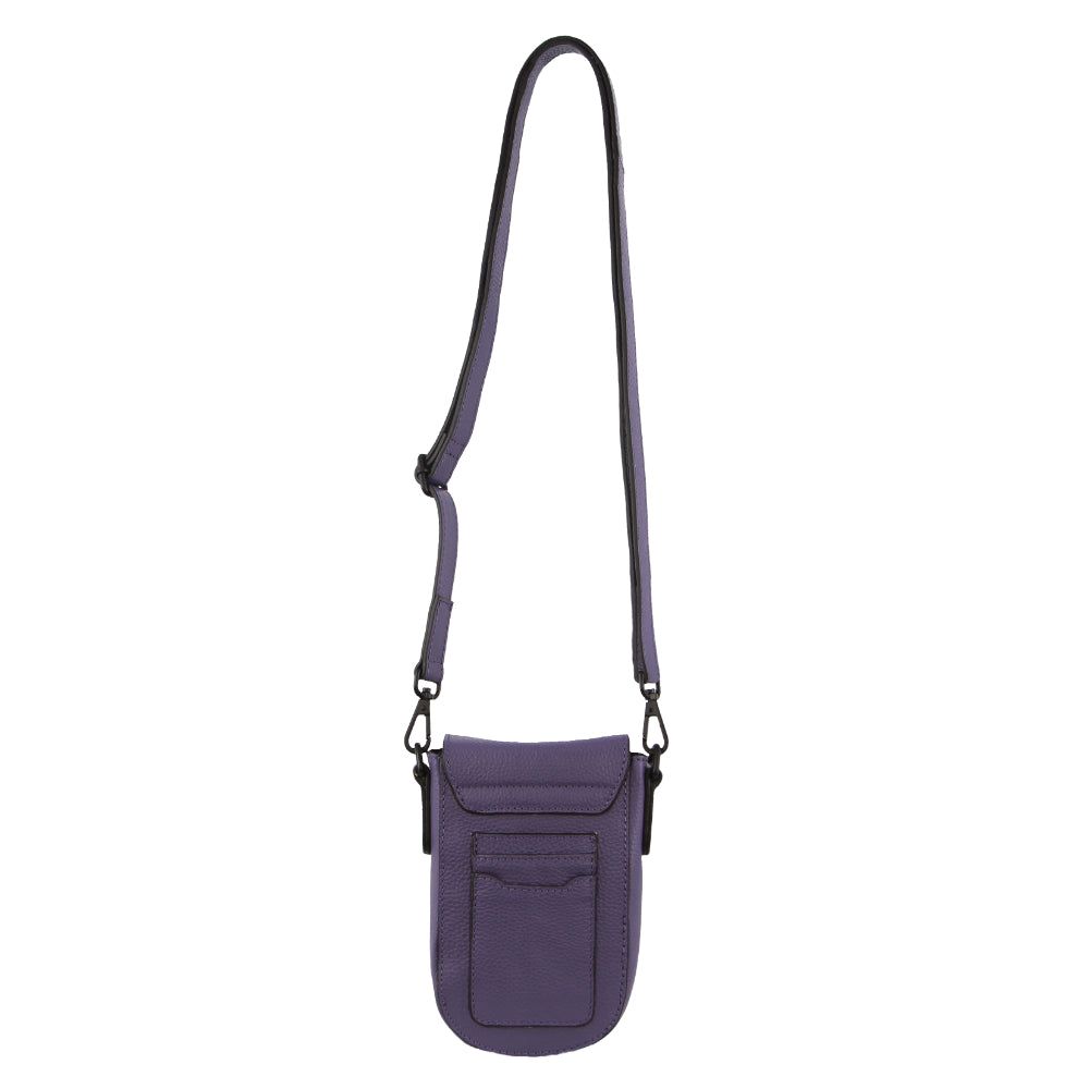 Mobile Phone Wallets Pierre Cardin Leather Rustic Phone Bag Feminino Roxo | 7348-NDXLJ