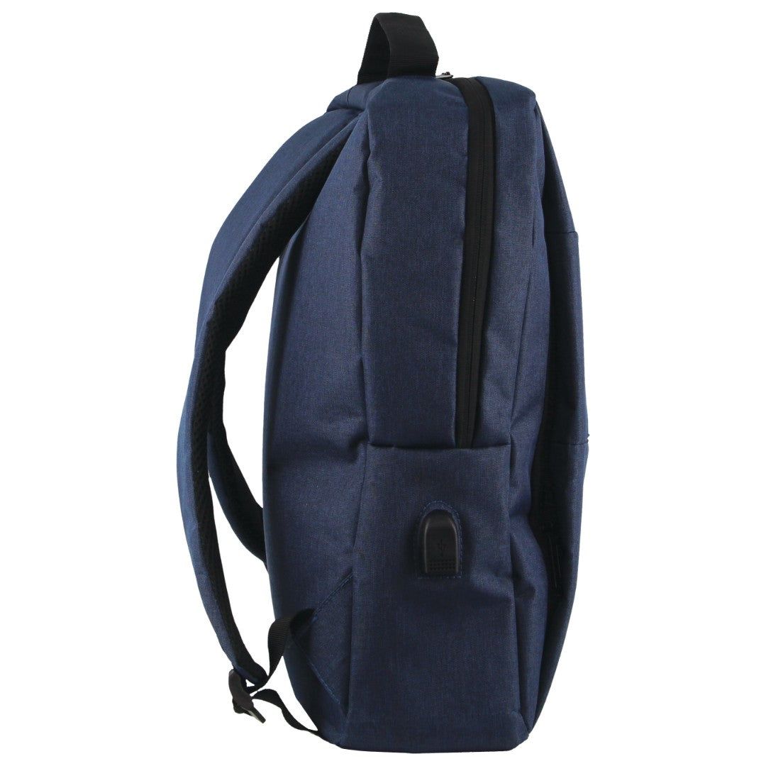 Mochila De Viagem Pierre Cardin Travel & Business Backpack with Built-in USB Port Travel Azul Marinho | 3269-KTVZA