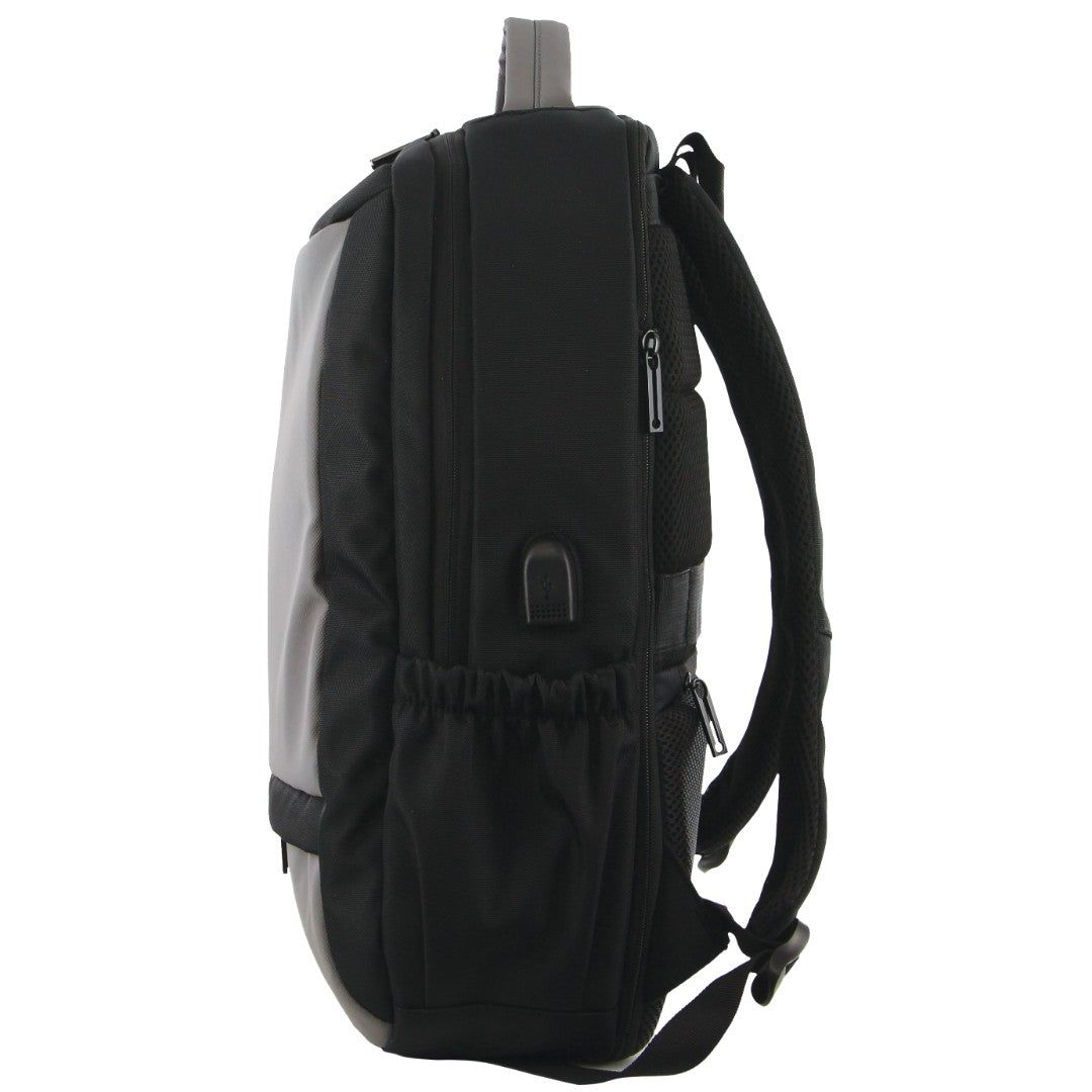 Mochila De Viagem Pierre Cardin Travel & Business Backpack with Built-in USB Port Travel Cinzentas Escuro | 0796-XQNRL