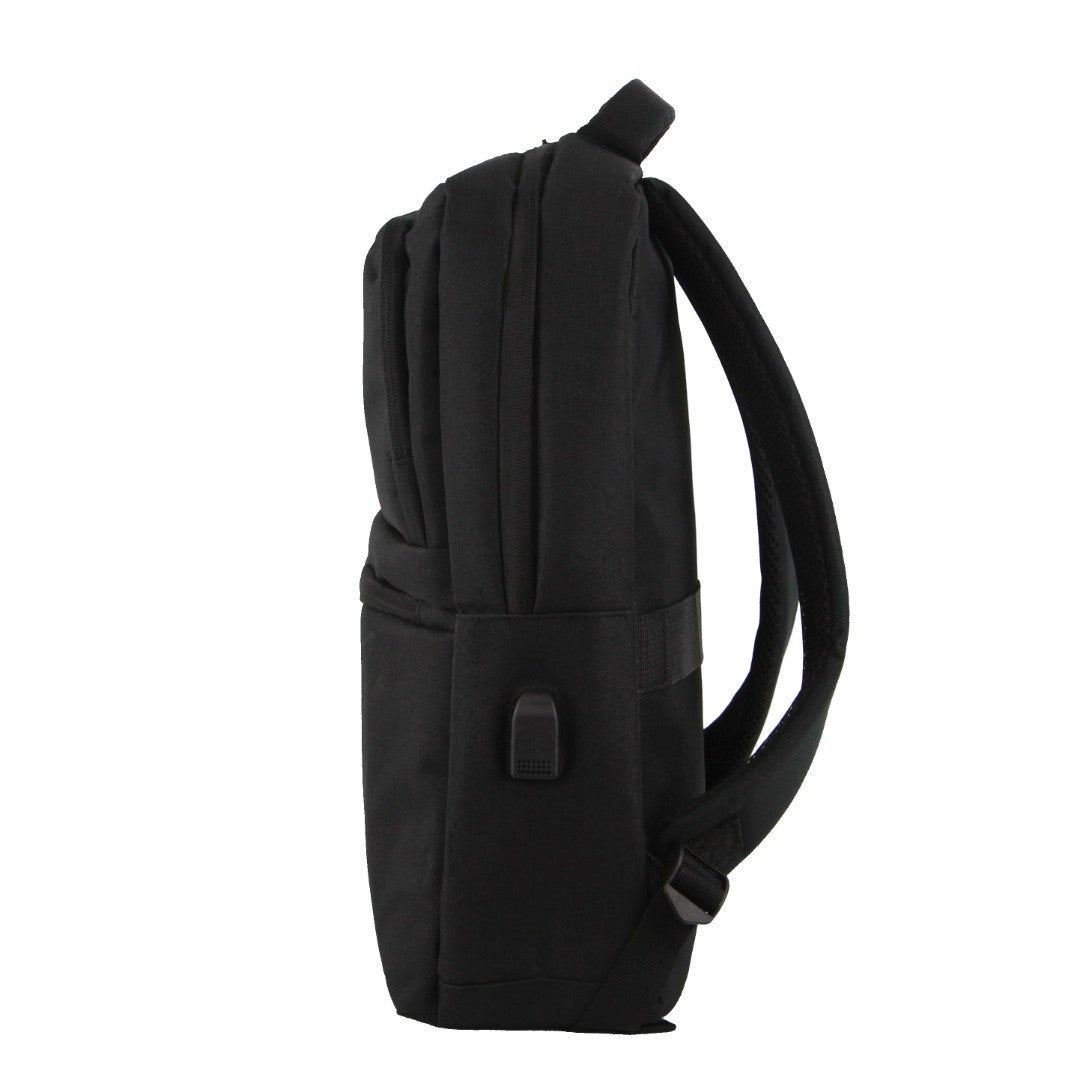 Mochilas Pierre Cardin Travel & Business Backpack with Built-in USB Port Masculino Pretas | 3562-VEXUW