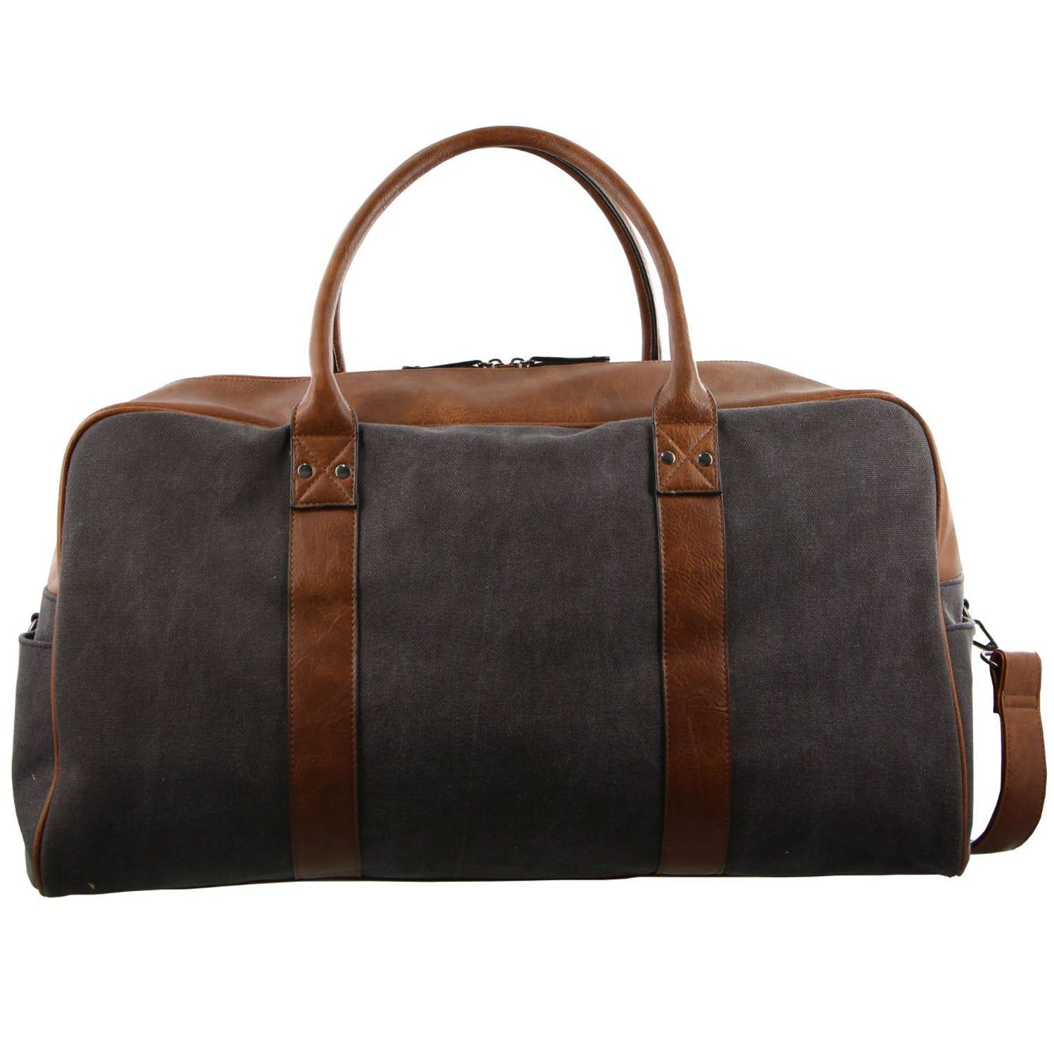 Overnight Bags Pierre Cardin Canvas Overnight Bag Travel Marrom | 9620-QRMPX