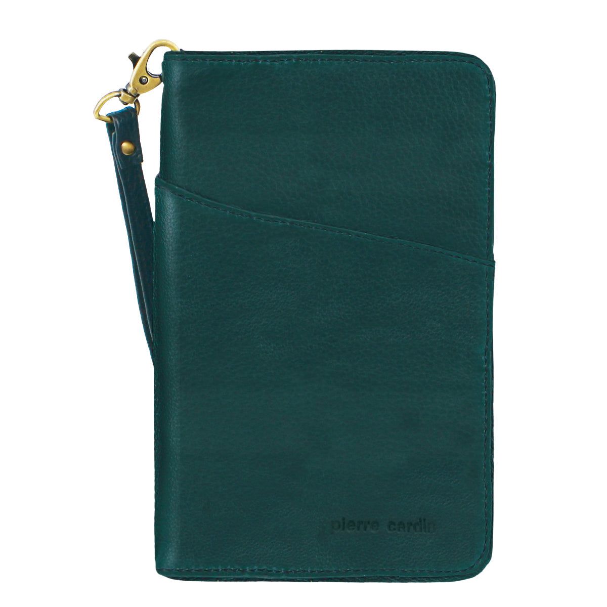 Passport Wallets Pierre Cardin Italian Leather Passport Wallet Feminino Zirkon | 8957-ZFUGJ